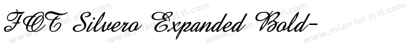 FOT Silvero Expanded Bold字体转换